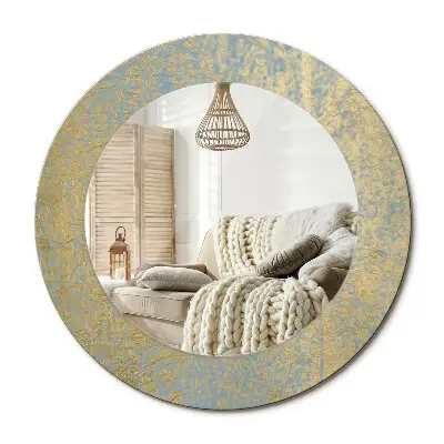 Miroir rond imprimé Modèle Loft