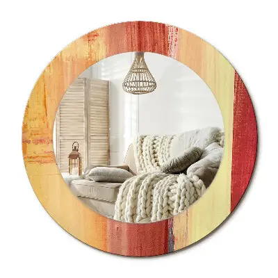 Miroir rond imprimé Peinture abstraite