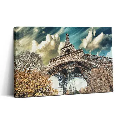 Tableau mural sur toile 30x20 Superbe vue sur la tour Eiffel