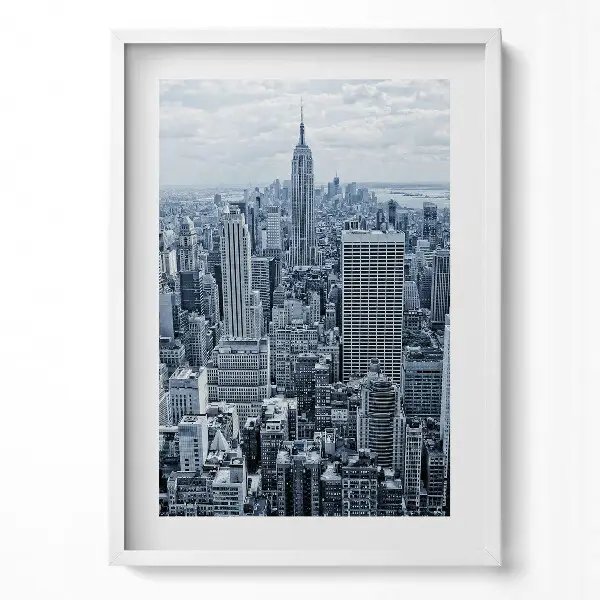 Tableau avec cadre Vue de New York
