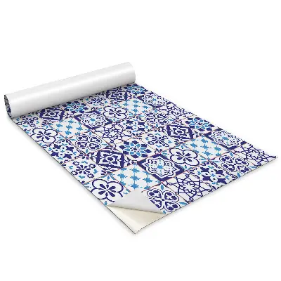 Film adhésif pour meuble avec motif carreaux décoratifs