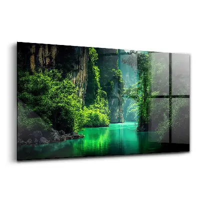 Tableau photo sur verre « Voyage en Thaïlande »