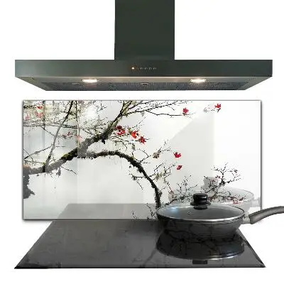 Crédence en verre à motif paysage offrant une tranquillité d