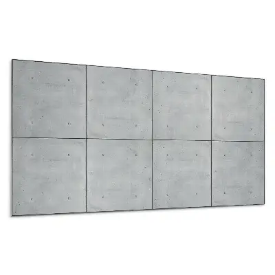 Crédence de cuisine en verre à texture béton brut