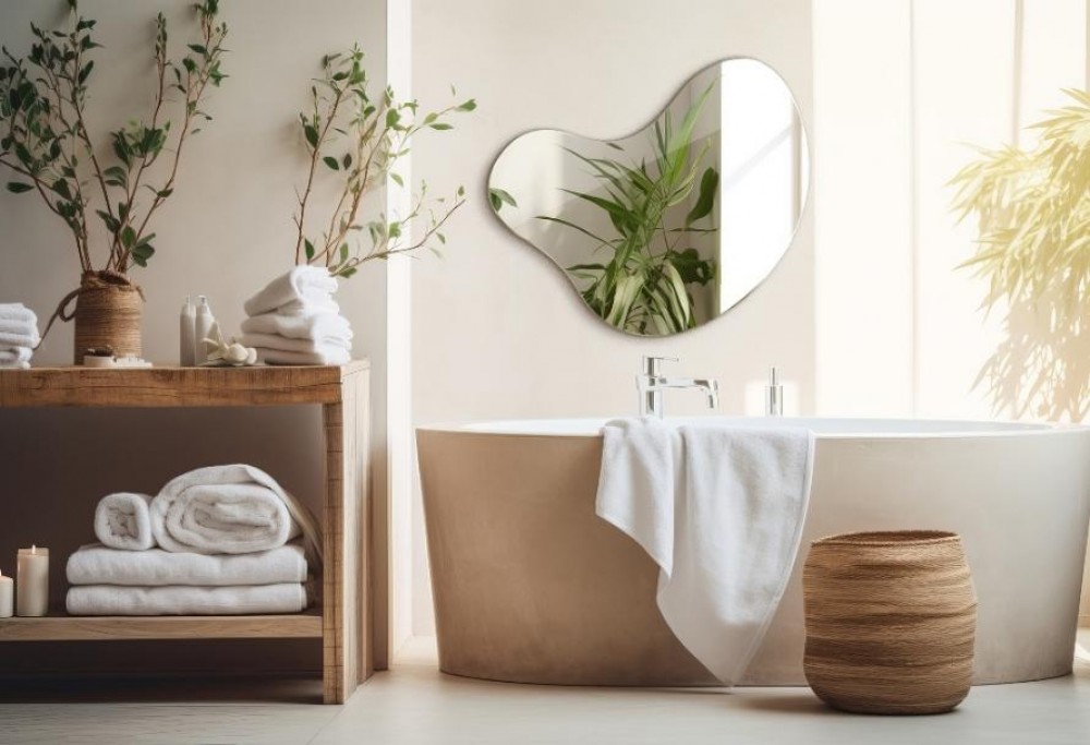 où accrocher un miroir