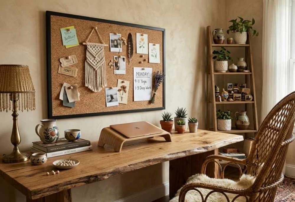 quoi mettre au dessus du bureau