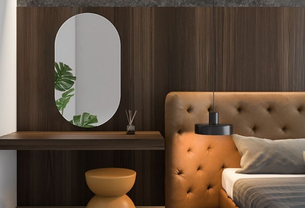 où accrocher un miroir